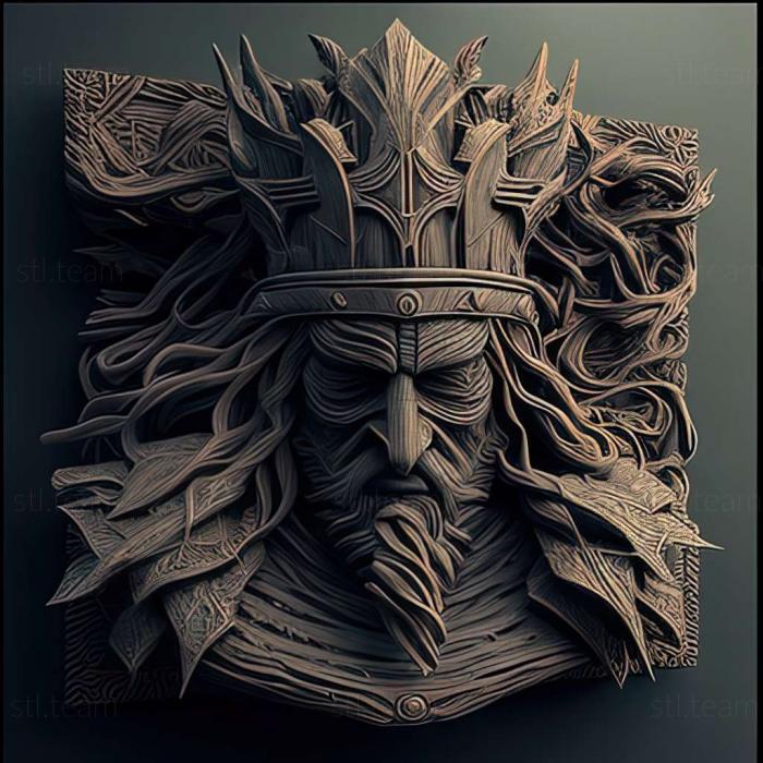 3D модель Игра Dark Souls II Корона затонувшего короля (STL)